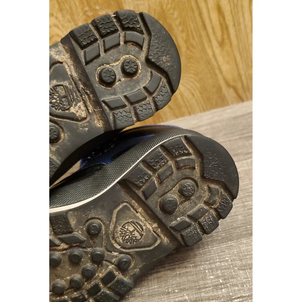 Timberland Euro Hiking Boots Toddler Size 7 Black Blue‎